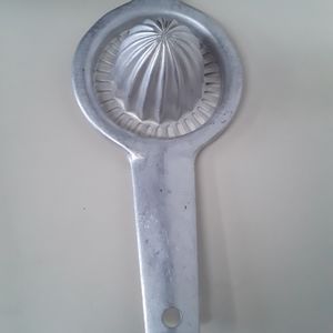 Vintage handheld juicer aluminum